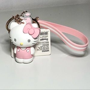 Authentic Sanrio Hello Kitty Key Chain Charm with Extra Charms